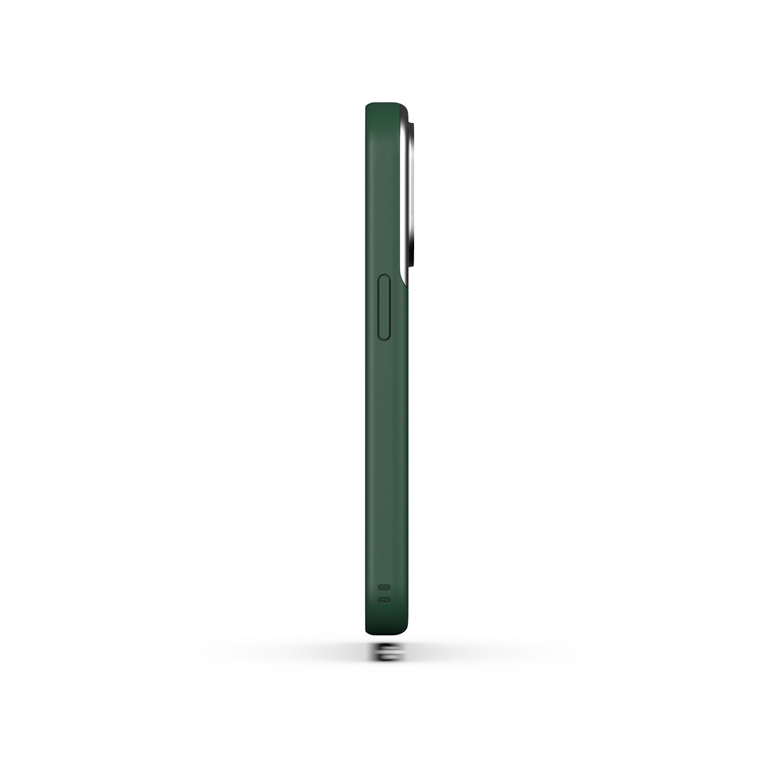 MagSafe Silicone Aluminum iPhone 15 Pro Case Eco Slim Protection Atom Studios#color_atom-green