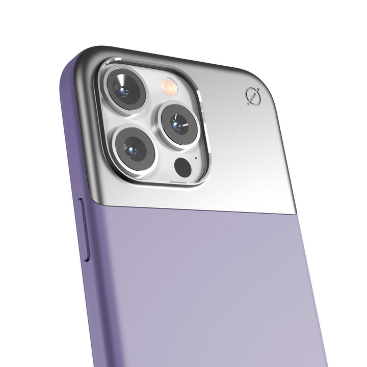 MagSafe Silicone Aluminum iPhone 15 Pro Max Case Eco Slim Protection Atom Studios#color_digital-lavender