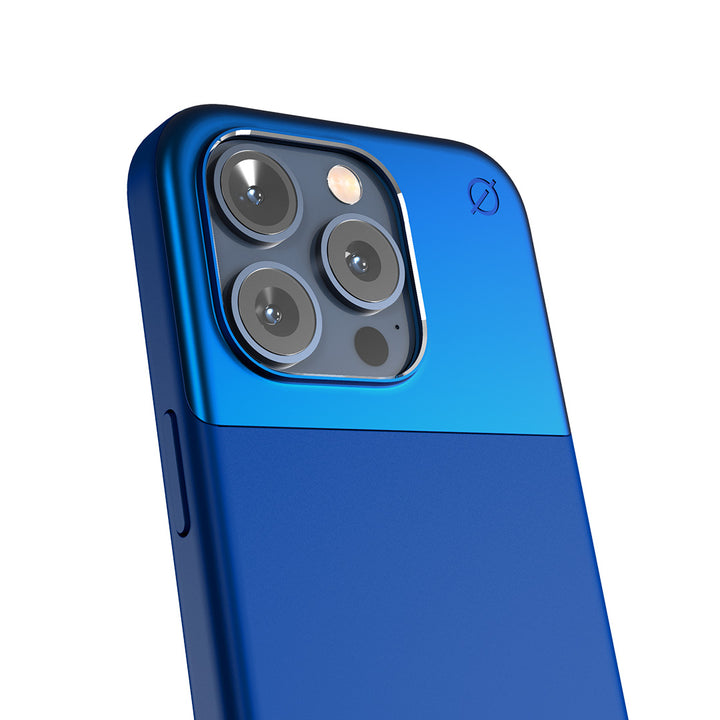 MagSafe Silicone Aluminum iPhone 15 Pro Case Eco Slim Protection Atom Studios#color_cobalt-blue