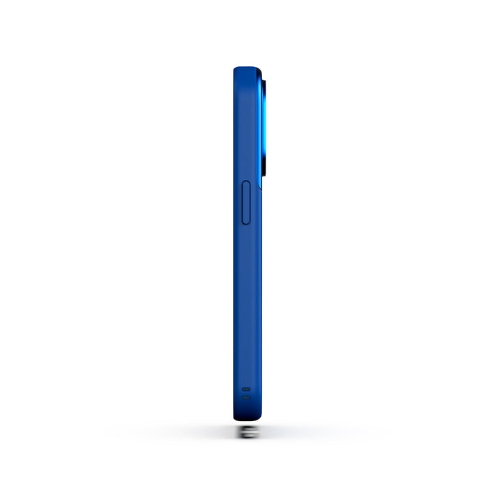 MagSafe Silicone Aluminum iPhone 15 Pro Case Eco Slim Protection Atom Studios#color_cobalt-blue