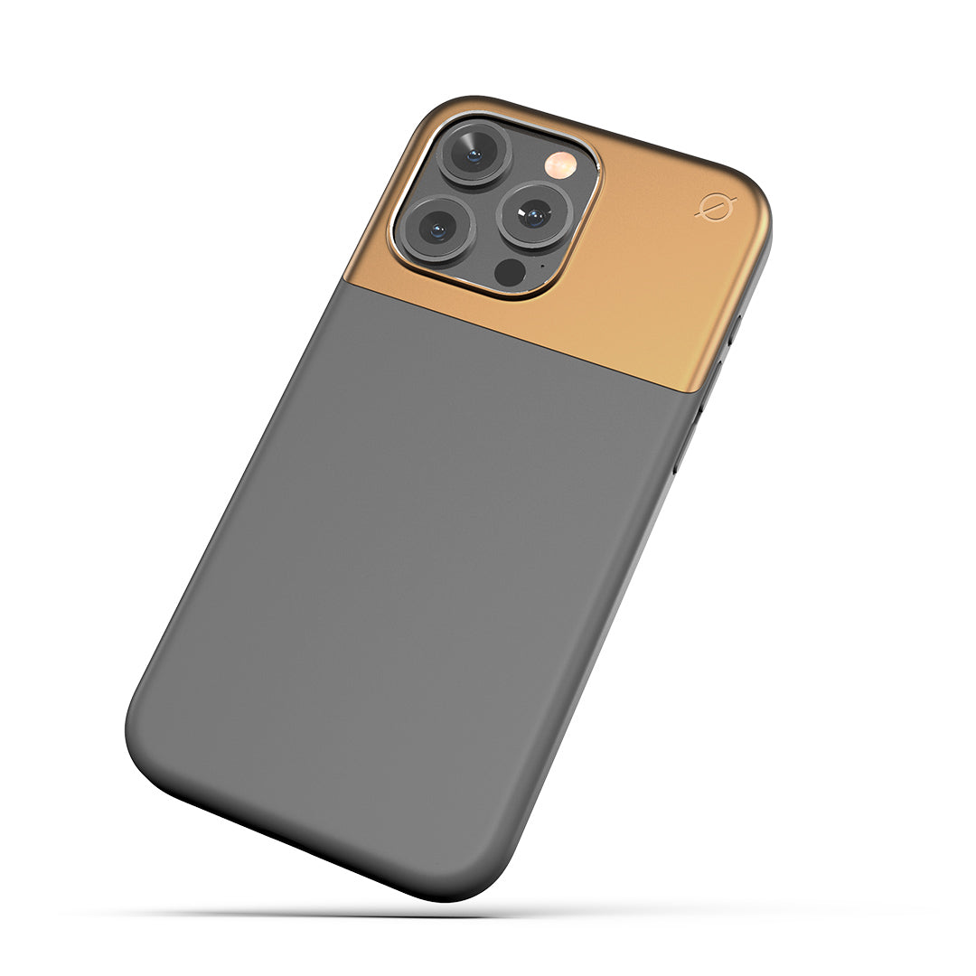 MagSafe Silicone Aluminum iPhone 15 Pro Max Case Eco Slim Protection Atom Studios#color_arctic-grey