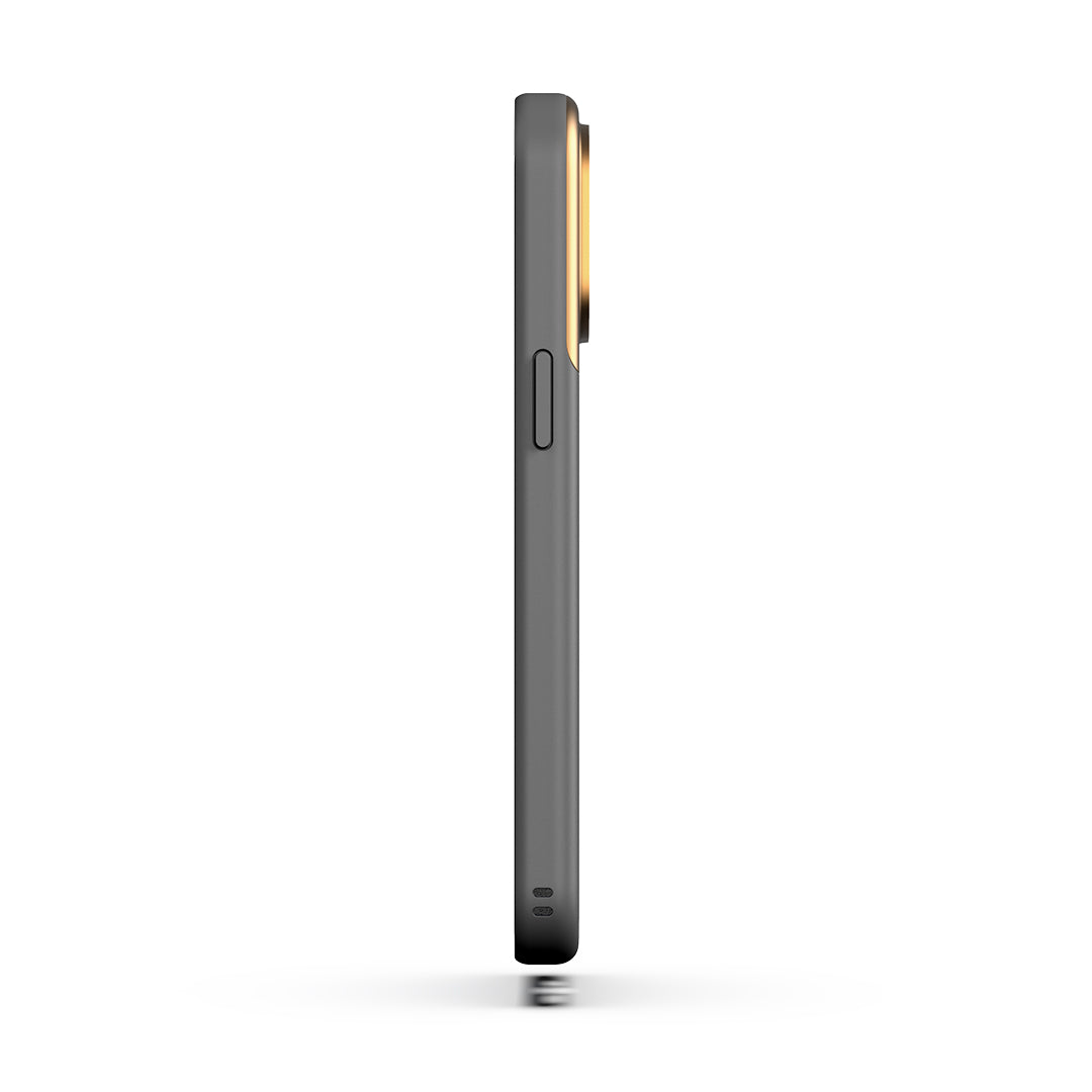 MagSafe Silicone Aluminum iPhone 15 Pro Max Case Eco Slim Protection Atom Studios#color_arctic-grey
