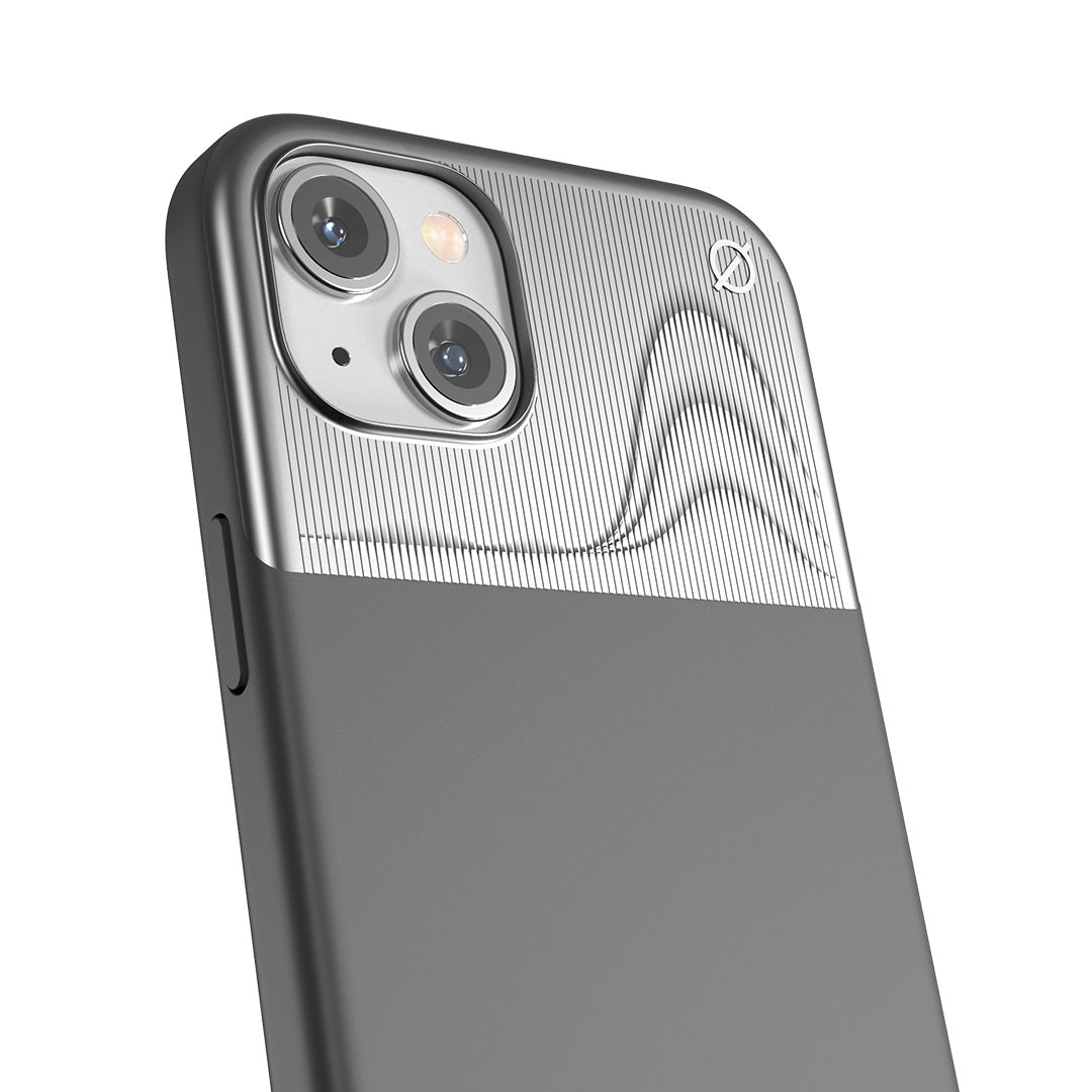 iPhone 15 Plus MagSafe case - Split Silicone powered by Alara#color_arctic-grey