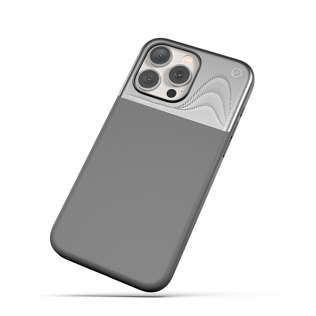 iPhone 15 Pro Max MagSafe case - Split Silicone powered by Alara#color_arctic-grey