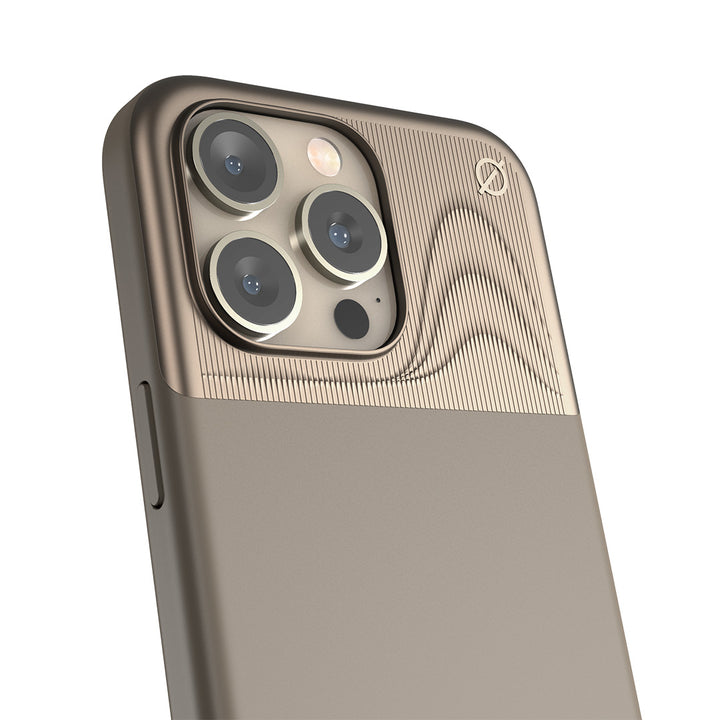 iPhone 15 Pro Max MagSafe case - Split Silicone powered by Alara#color_taupe