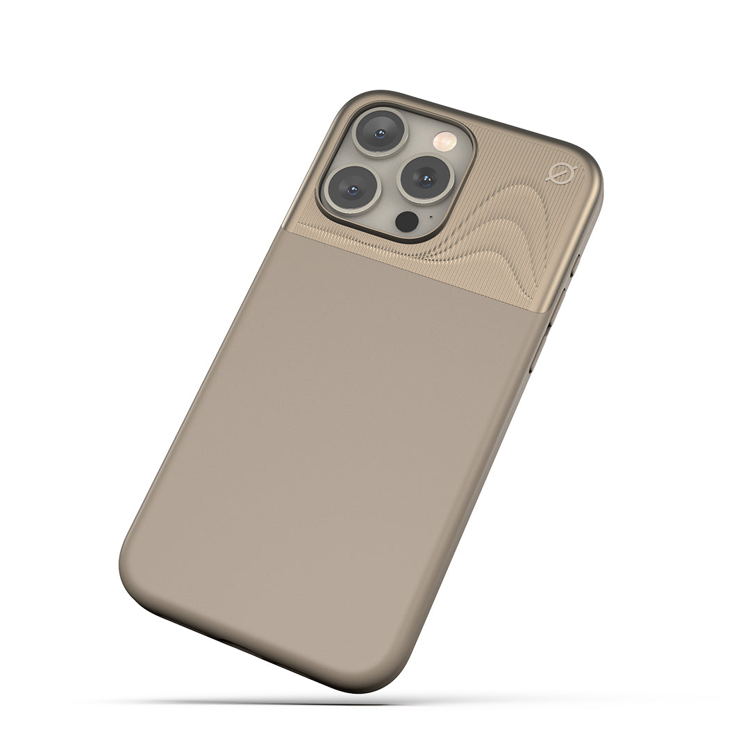 iPhone 15 Pro Max MagSafe case - Split Silicone powered by Alara#color_taupe