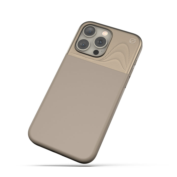 iPhone 15 Pro Max MagSafe case - Split Silicone powered by Alara#color_taupe