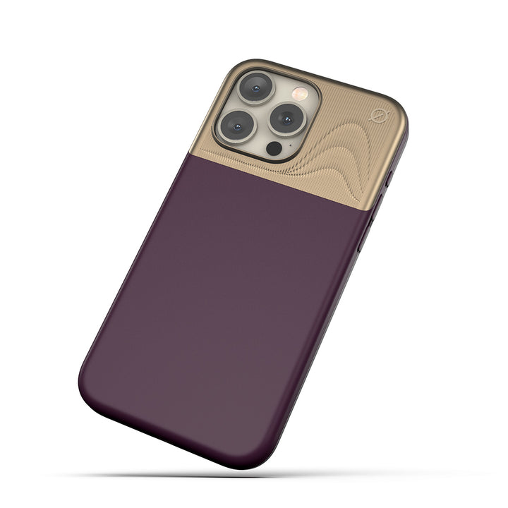 iPhone 15 Pro Max MagSafe case - Split Silicone powered by Alara#color_midnight-plum