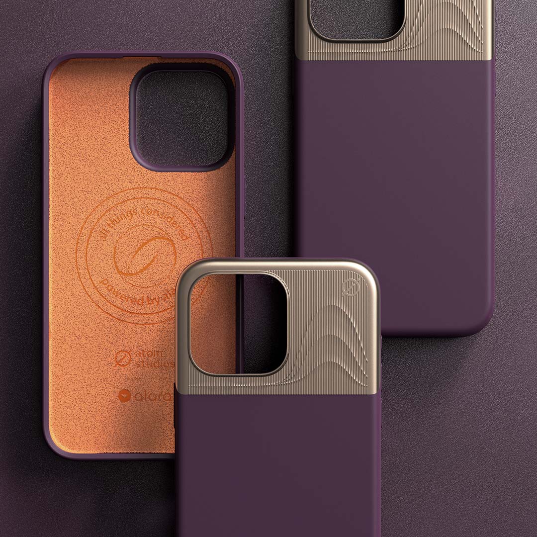 iPhone 15 Pro Max MagSafe case - Split Silicone powered by Alara#color_midnight-plum