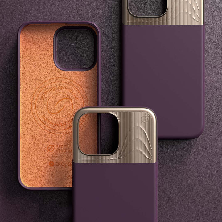 iPhone 15 Pro Max MagSafe case - Split Silicone powered by Alara#color_midnight-plum
