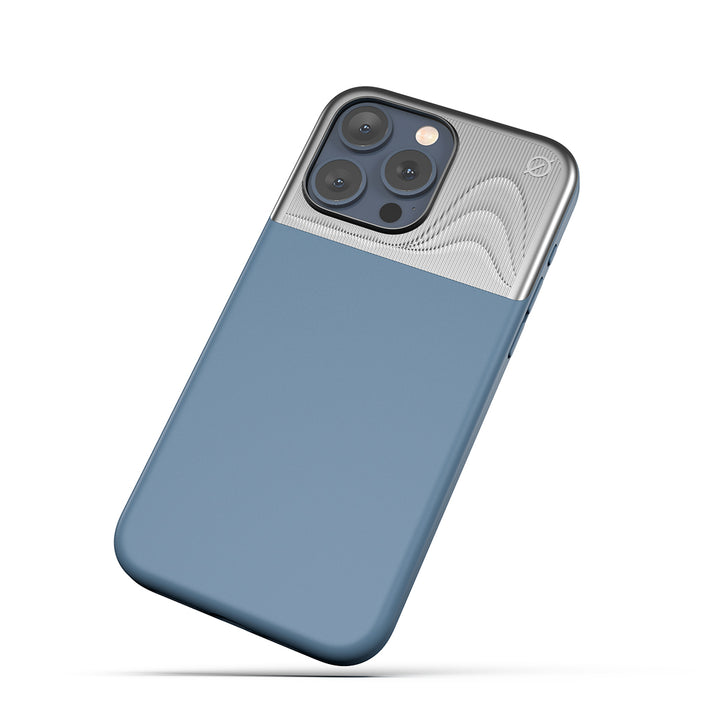iPhone 15 Pro Max MagSafe case - Split Silicone powered by Alara#color_powder-blue