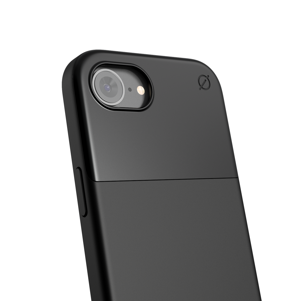 MagSafe Silicone Aluminum iPhone 16e Case Eco Slim Protection Atom Studios#color_carbon-black