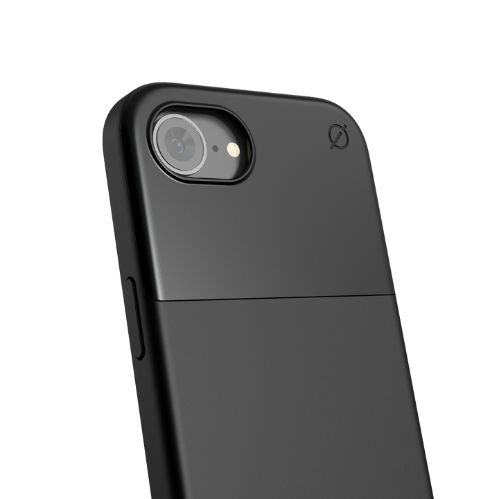 MagSafe Silicone Aluminum iPhone 16e Case Eco Slim Protection Atom Studios#color_carbon-black