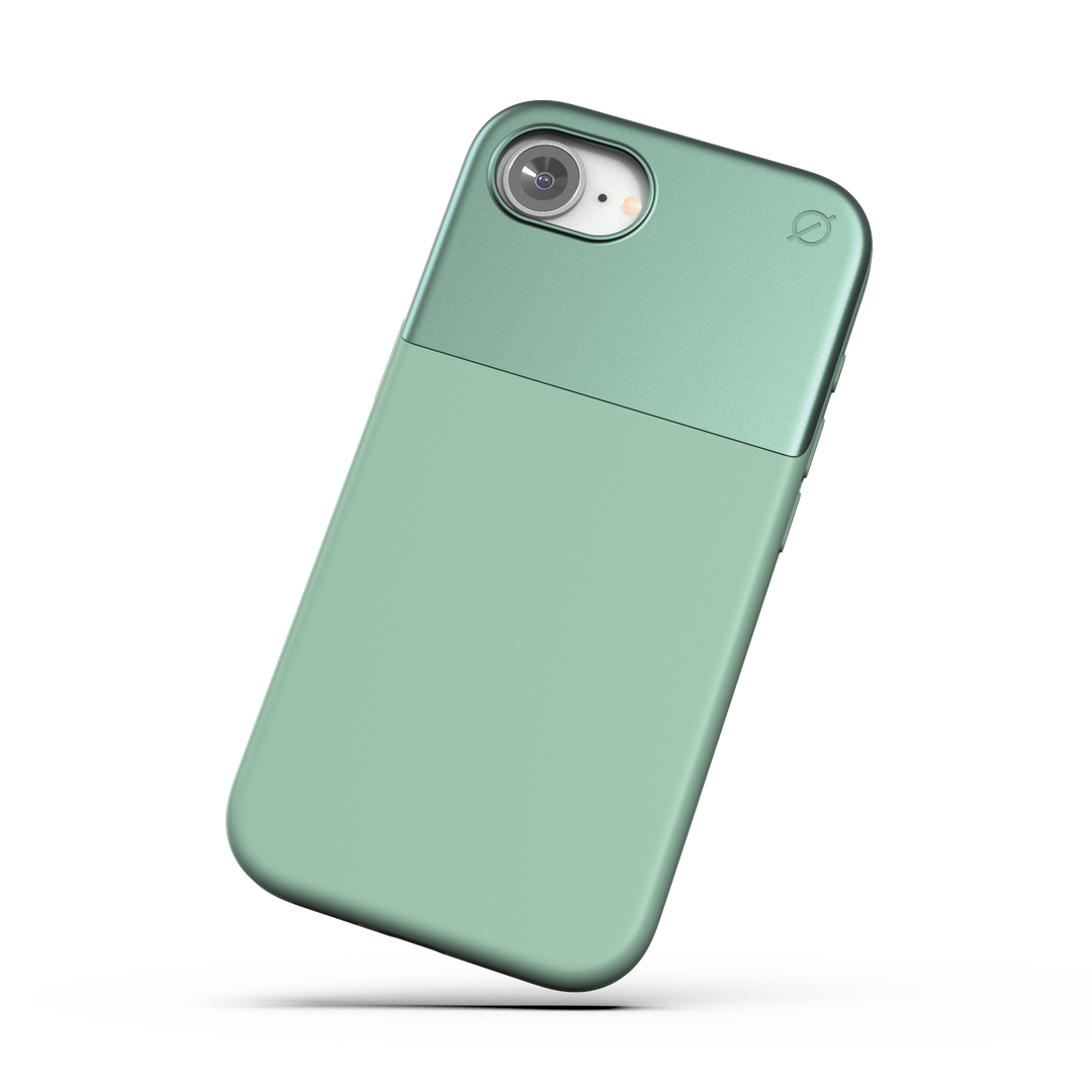 MagSafe Silicone Aluminum iPhone 16e Case Eco Slim Protection Atom Studios#color_marine-green