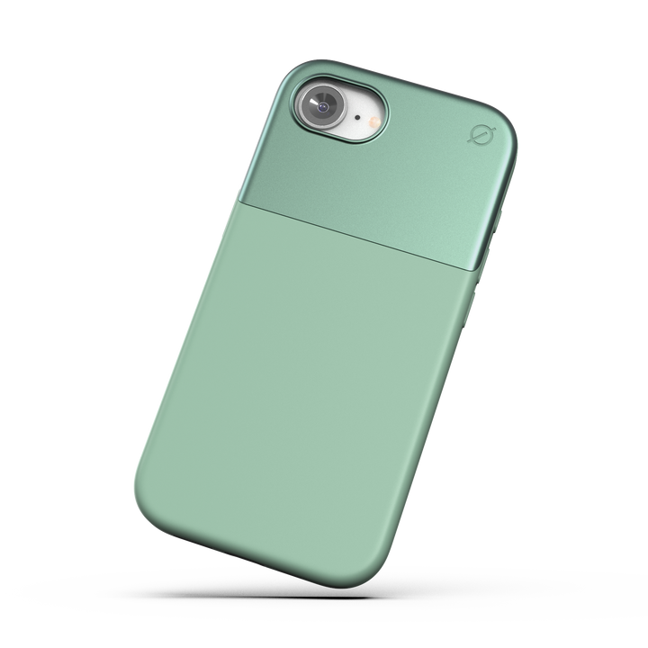 MagSafe Silicone Aluminum iPhone 16e Case Eco Slim Protection Atom Studios#color_marine-green