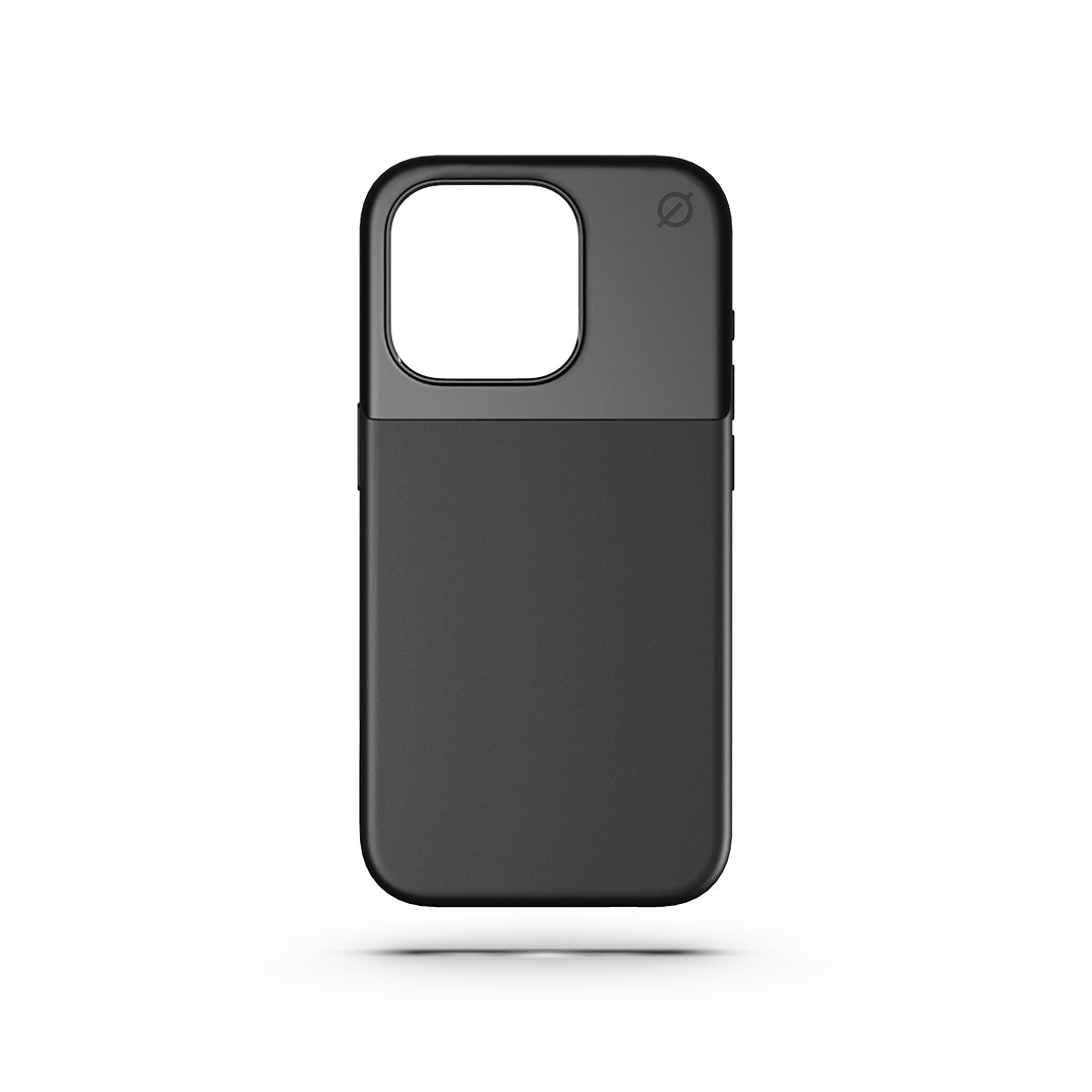 MagSafe Silicone Aluminum iPhone 15 Pro Case Eco Slim Protection Atom Studios#color_carbon-black