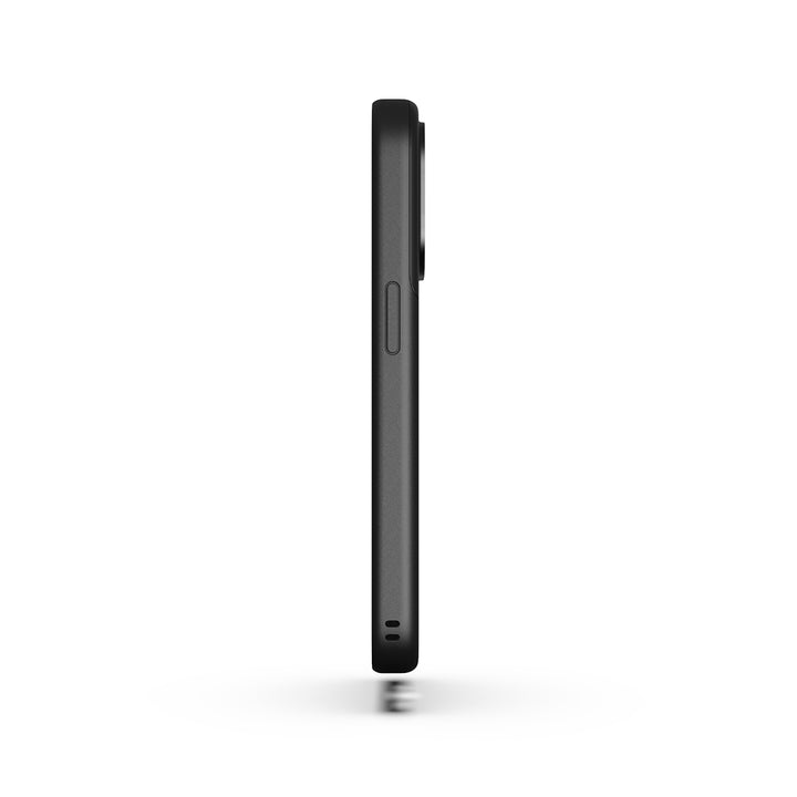 MagSafe Silicone Aluminum iPhone 15 Pro Case Eco Slim Protection Atom Studios#color_carbon-black