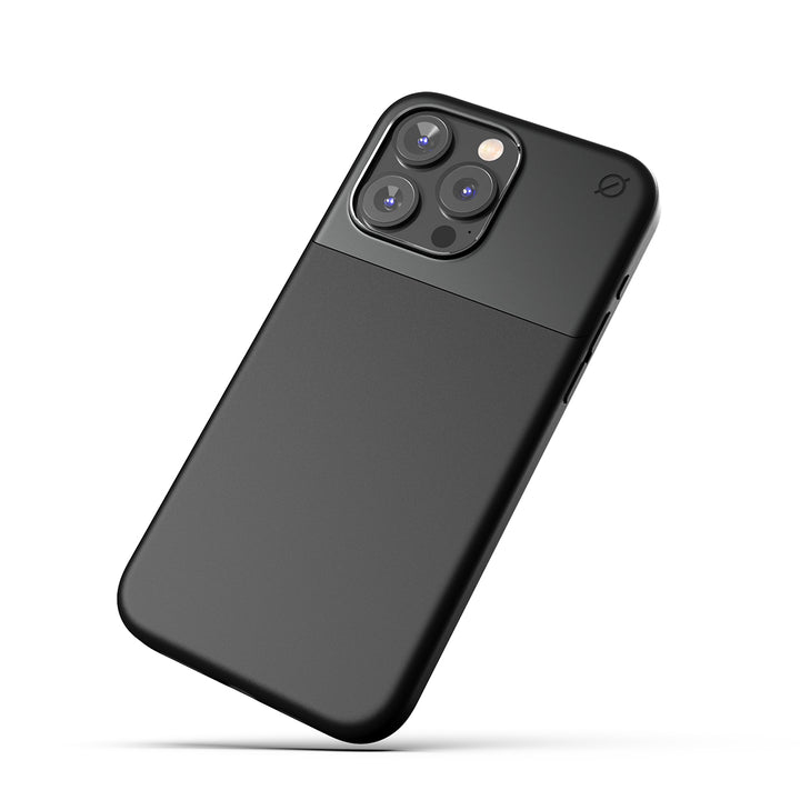 MagSafe Silicone Aluminum iPhone 15 Pro Max Case Eco Slim Protection Atom Studios#color_carbon-black