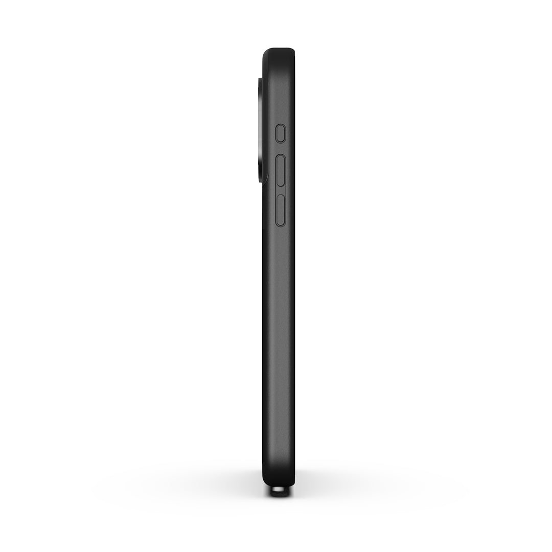 MagSafe Silicone Aluminum iPhone 15 Pro Max Case Eco Slim Protection Atom Studios#color_carbon-black