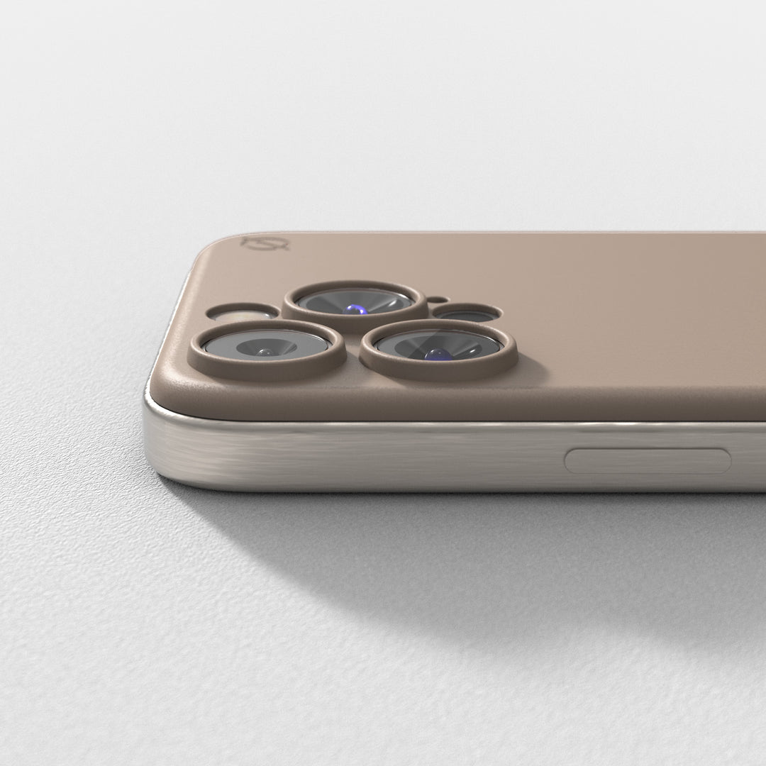 iPhone 16 Pro Max MagSafe Soft Snap Case Slim Protection Atom Studios#color_stone-beige