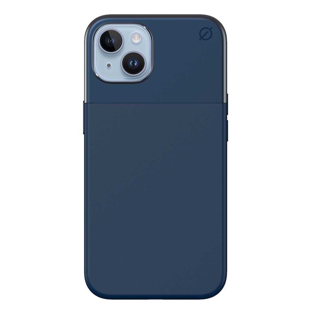 MagSafe Silicone Aluminum iPhone 14 Case Eco Slim Protection Atom Studios#color_ink-blue