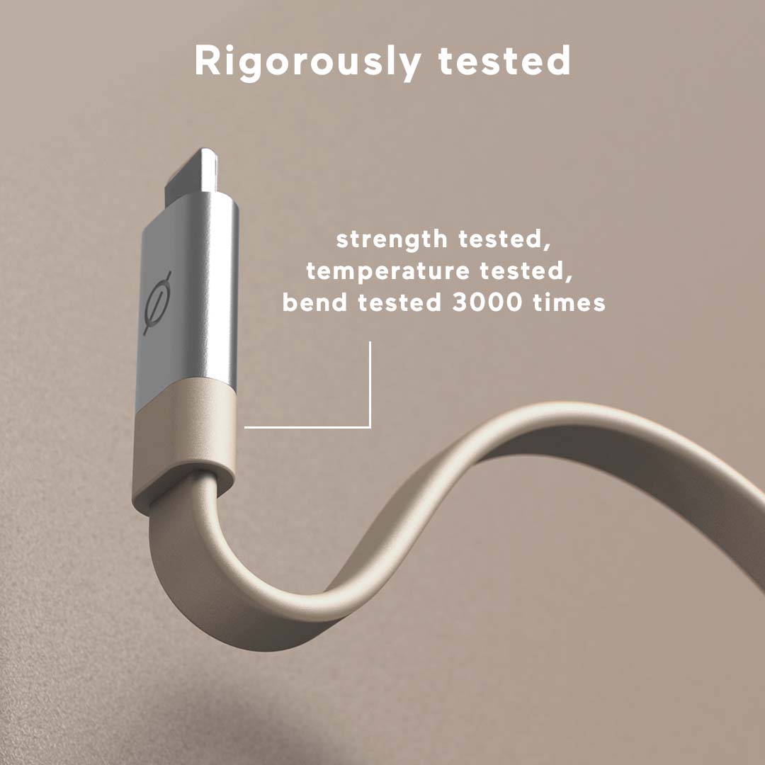 Ultra Fast Charge USB-C Cable with Weight | Atom Studios#color_bromine-calcium
