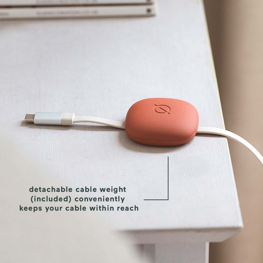 Ultra Fast Charge USB-C Cable with Weight | Atom Studios#color_bromine-calcium