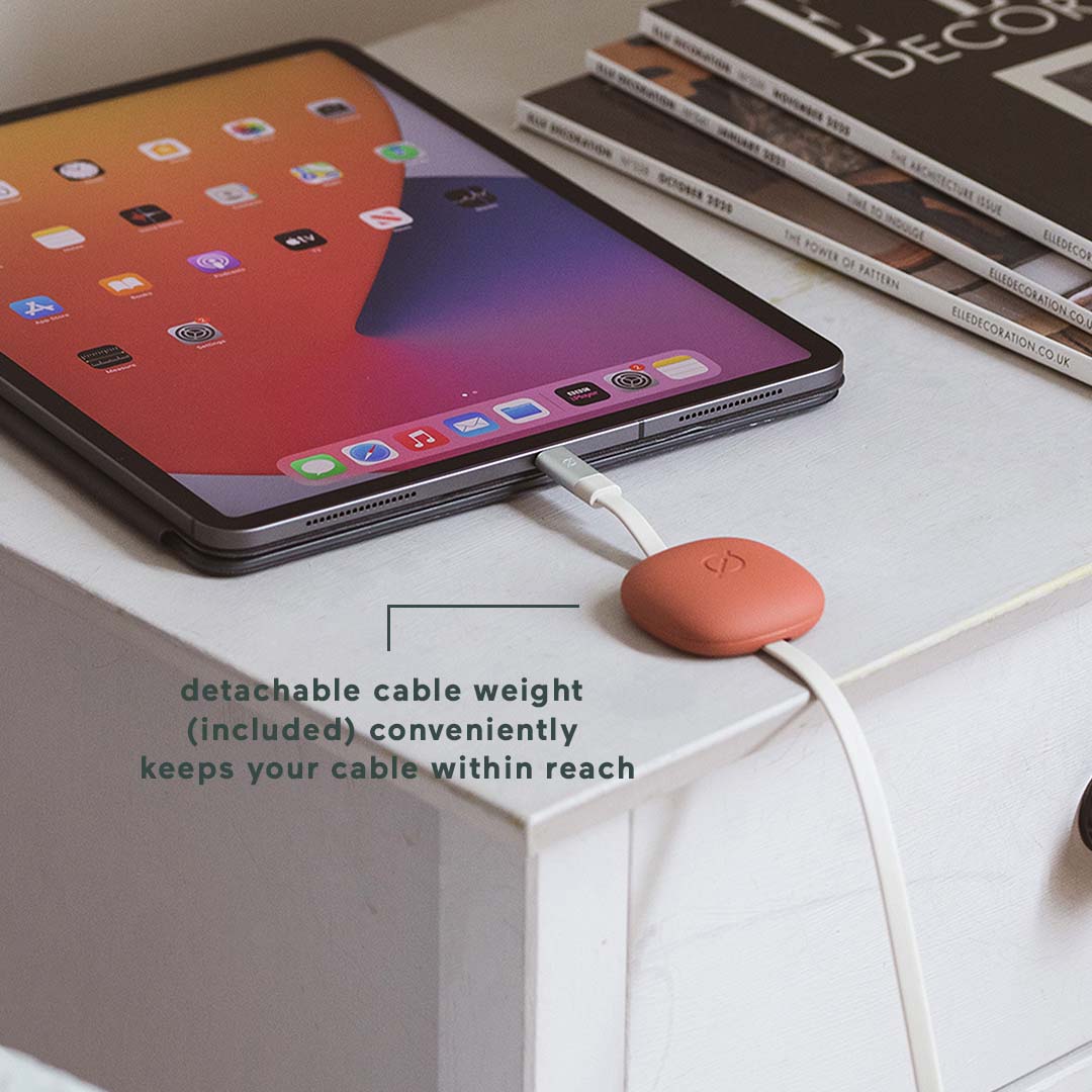 Ultra Fast Charge USB-C Cable with Weight | Atom Studios#color_bromine-calcium