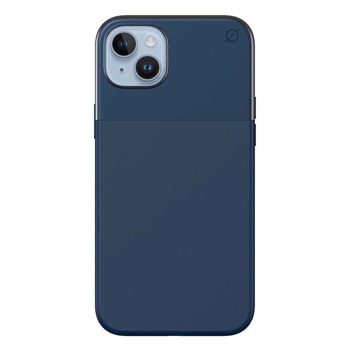 MagSafe Silicone Aluminium iPhone 14 Plus Case Eco Slim Protection Atom Studios#color_ink-blue