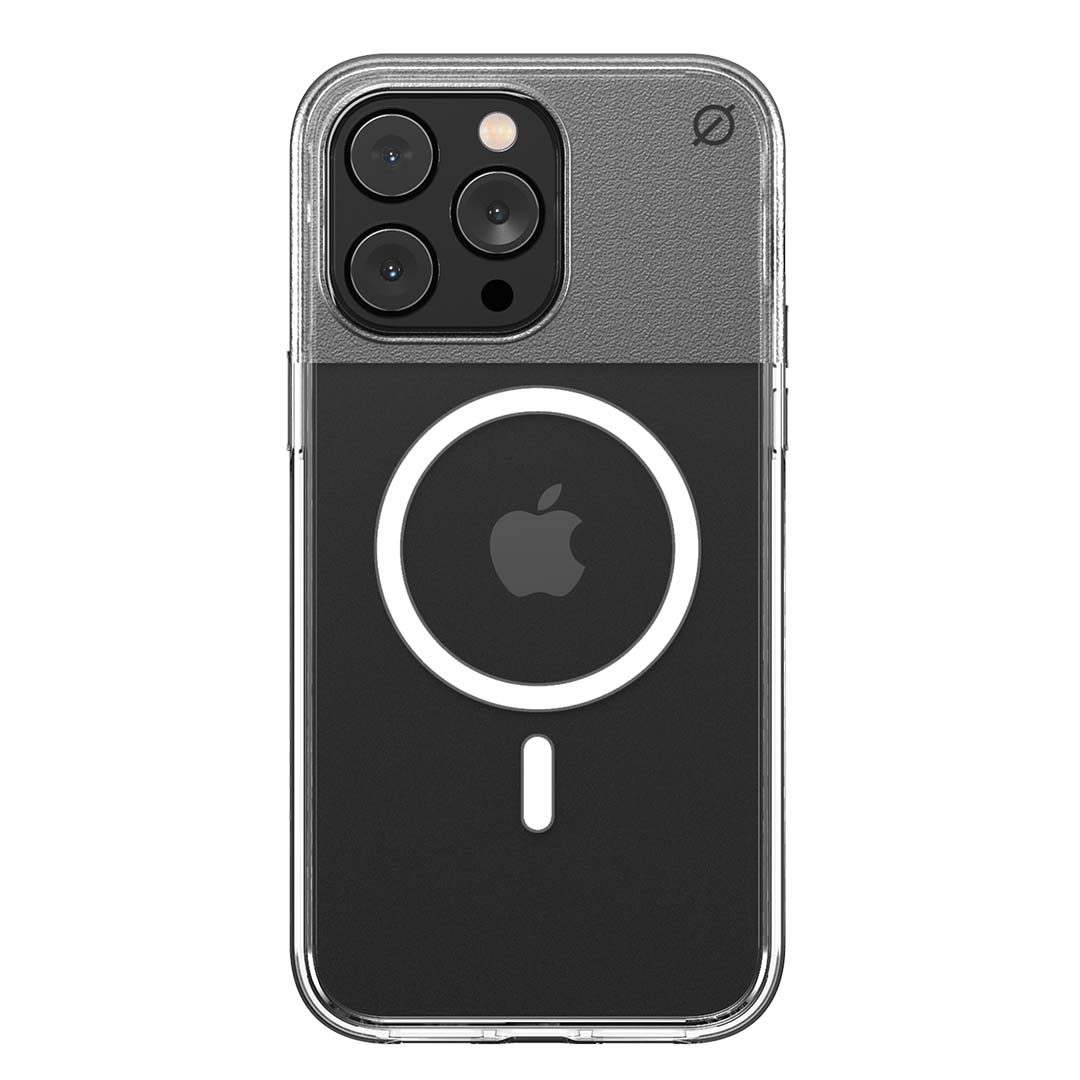MagSafe Clear Aluminium iPhone 14 Pro Max Eco Slim Protection Atom Studios#colour_clear