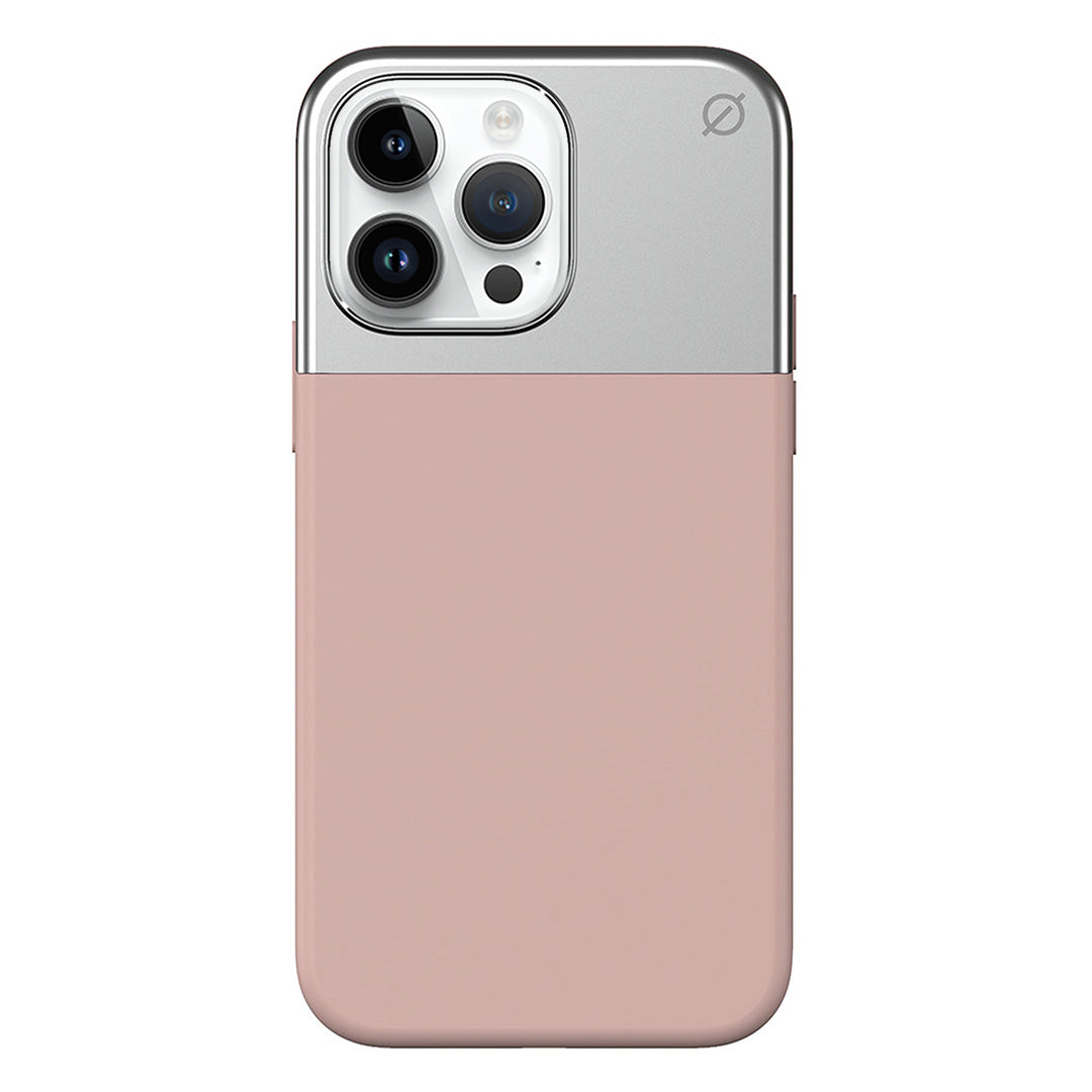 MagSafe Silicone Aluminum iPhone 14 Pro Max Case Eco Slim Protection Atom Studios#color_pink-clay