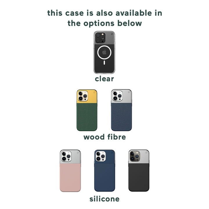 MagSafe Silicone Aluminum iPhone 14 Pro Max Case Eco Slim Protection Atom Studios#color_ink-blue